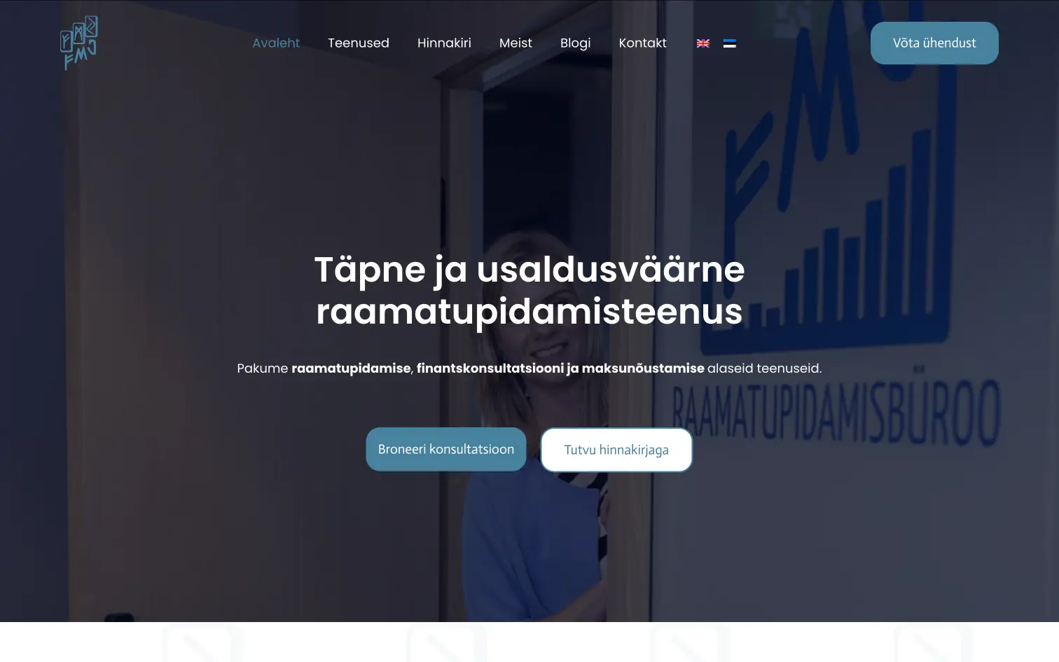 FMJ koduleht – Avaleht